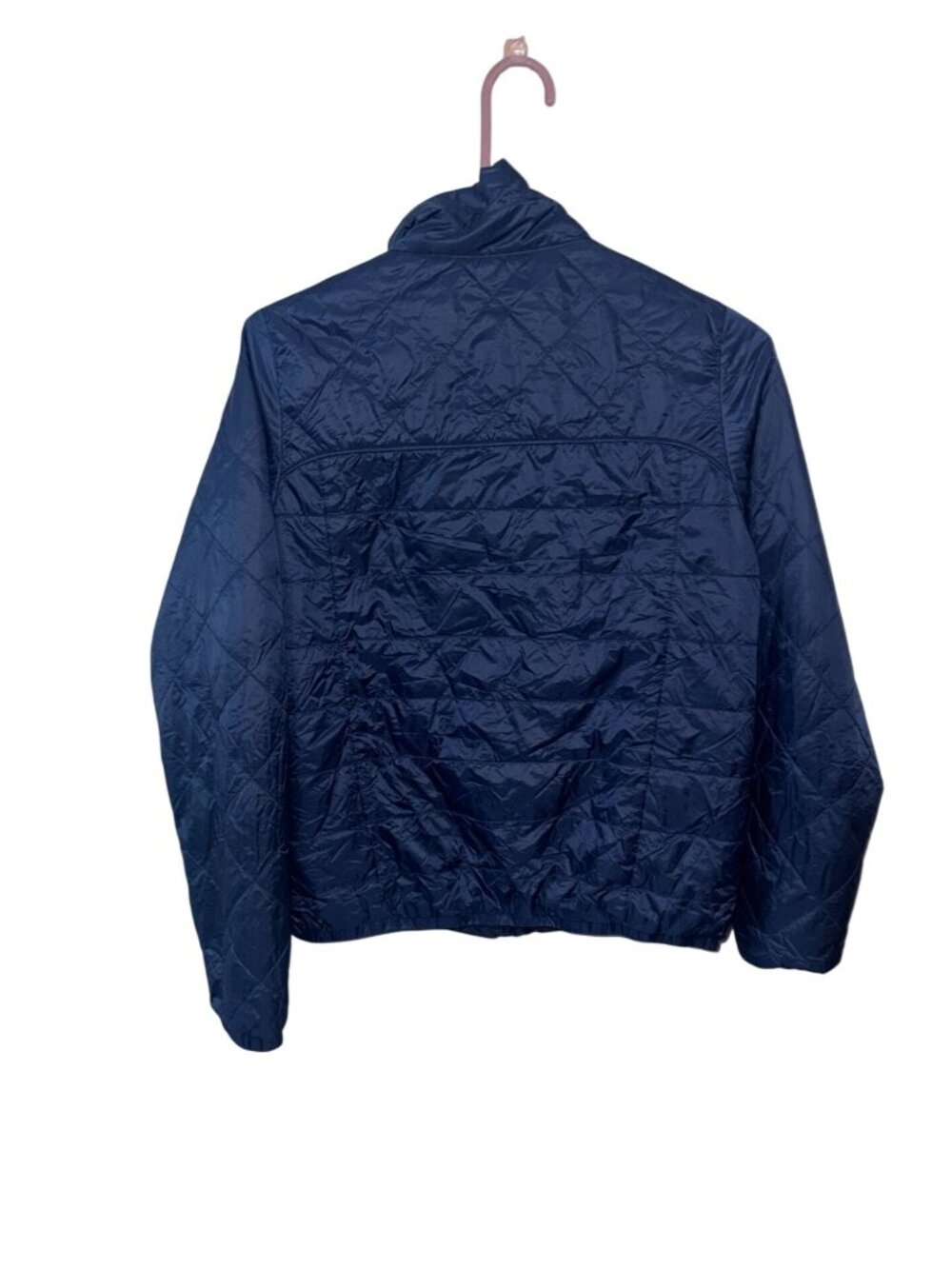 Patagonia Mens Blue Quilted Nylon Jacket M Lightweight Recycled Insulation - Picture 6 of 8